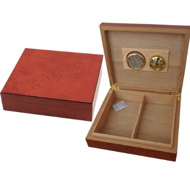 Cedar Wood Humidor Cigar Box with Cutter Set