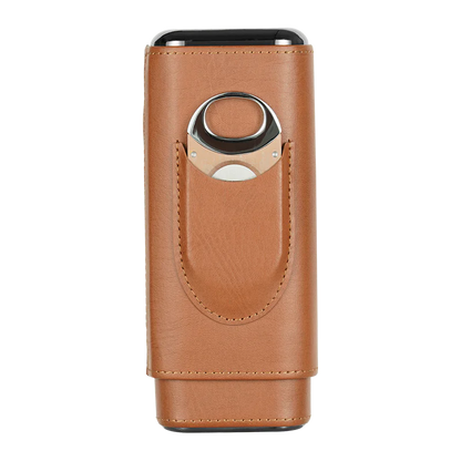 Portable Cedar Wood Cigar Moisturizing Case (3-Pack)