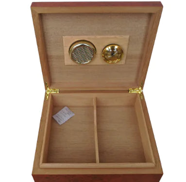 Cedar Wood Humidor Cigar Box with Cutter Set