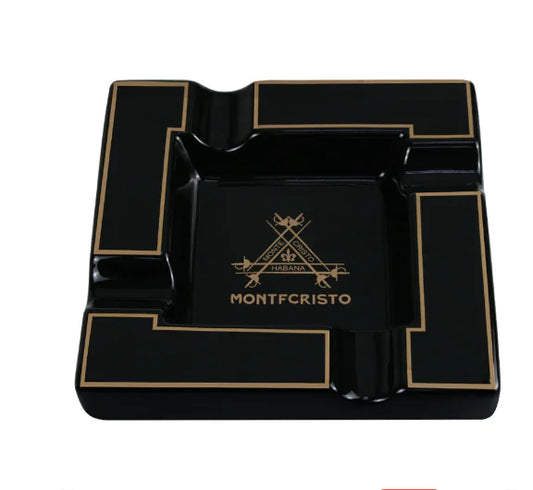 Large Personalized Ceramic Cigar Ashtray with Slots